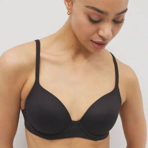 Soma Embraceable Perfect Coverage Black Bra, New W/Tag 32B